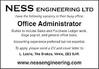 Office Administrator Vacancy