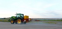 A Fine Night for Spraying the Weeds