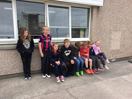 Dunrossness Primary School Buddy Bench