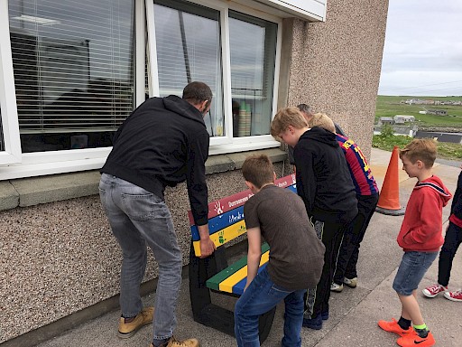Dunrossness Primary School Buddy Bench
