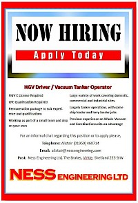 HGV Driver required